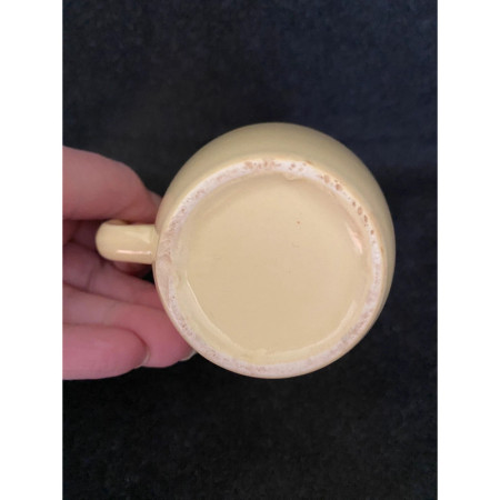 Mug "OXO" jaune pastel