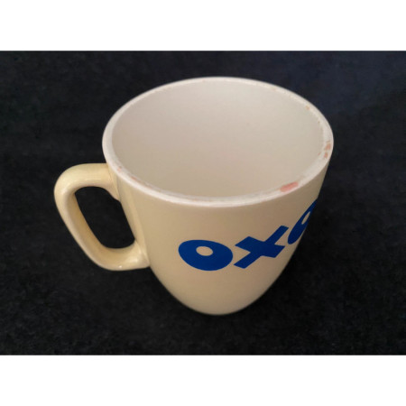 Mug "OXO" jaune pastel