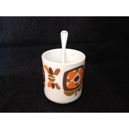 MUG MOBIL Orange Marron - 1970