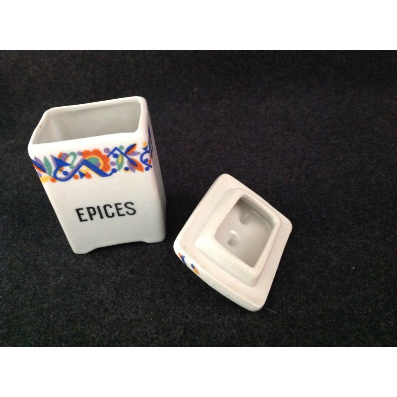 Petit pot faïence "Epices"