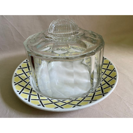 Petite cloche en verre design 1930