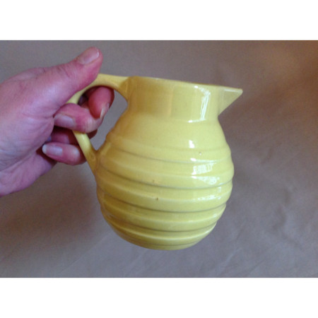 Pichet cruche "Orchies" jaune