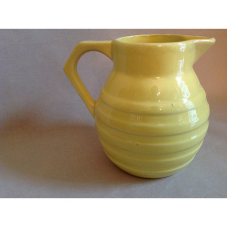 Pichet cruche "Orchies" jaune