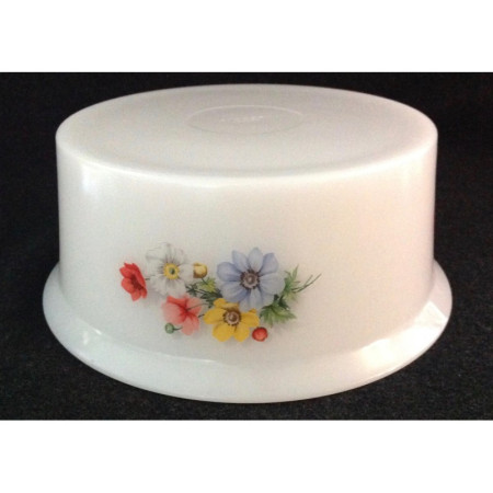 Plat à soufflé rond Arcopal - Anémones