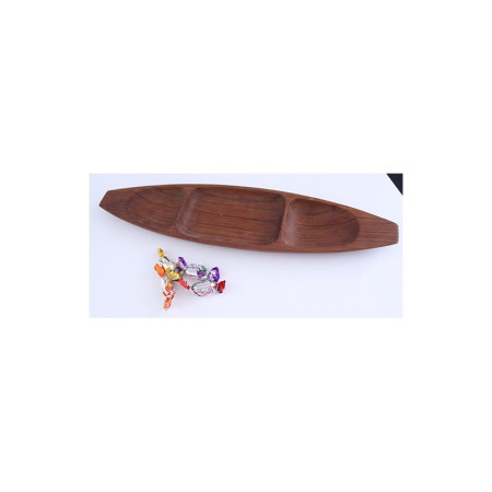 PLAT BOIS "PIROGUE" - DESIGN SCANDINAVE