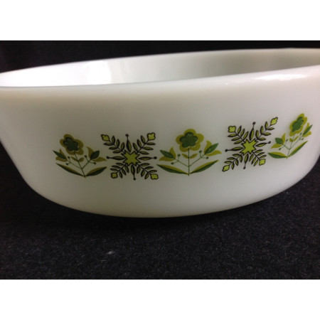 Plat rond Fire-King "Anchor" Meadow green