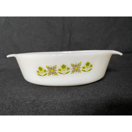 Plat sabot - Fire-King "Anchor" Meadow green