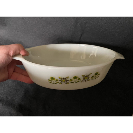 Plat sabot - Fire-King "Anchor" Meadow green
