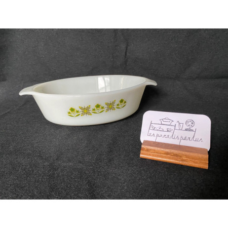 Plat sabot - Fire-King "Anchor" Meadow green