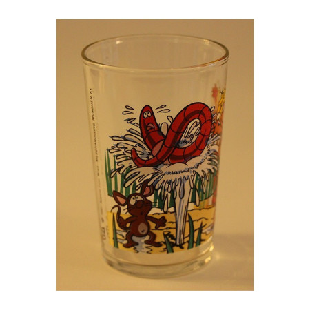 VERRE MOUTARDE MAYA L'ABEILLE - TF1 - 1981
