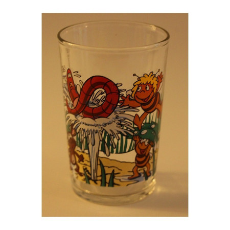 VERRE MOUTARDE MAYA L'ABEILLE - TF1 - 1981