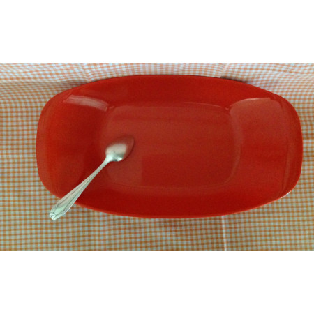 Plateau Rouge Orange "Plaston"
