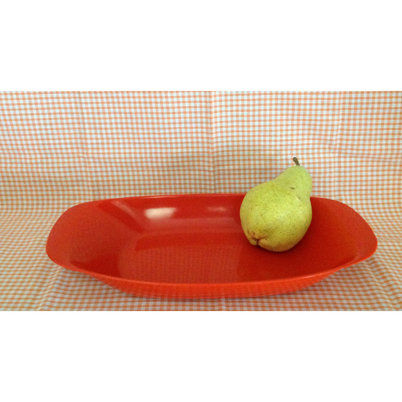 Plateau Rouge Orange "Plaston"