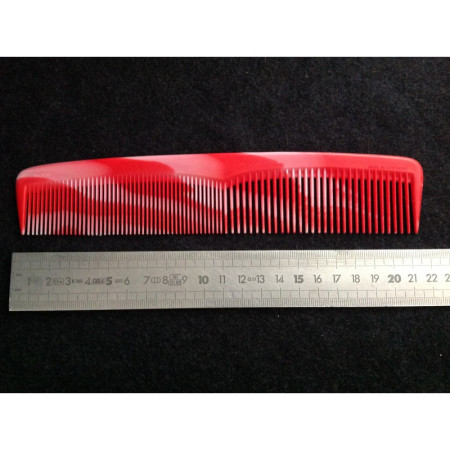 Peigne marbré "rouge rose"