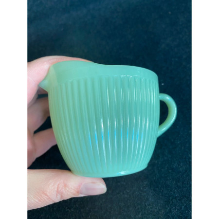 Pot à lait Jane Ray "Fire King - Oven glass" vert menthe