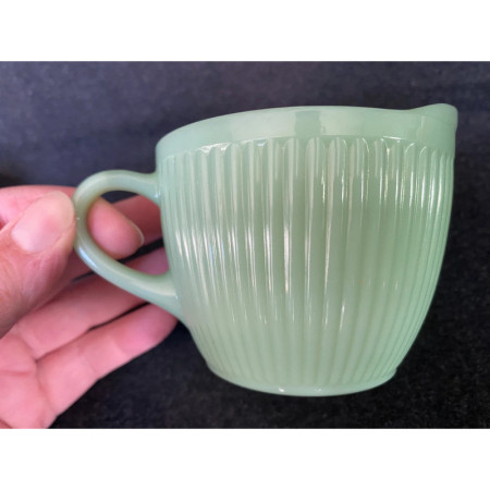 Pot à lait Jane Ray "Fire King - Oven glass" vert menthe