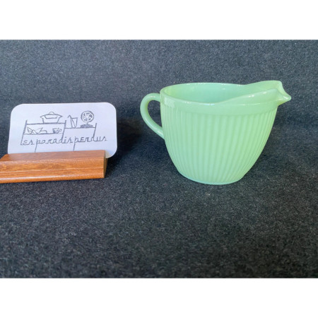 Pot à lait Jane Ray "Fire King - Oven glass" vert menthe