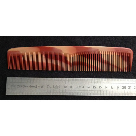 Peigne marbré "marron"