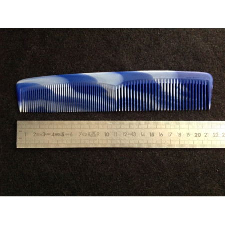 Peigne marbré "bleu"
