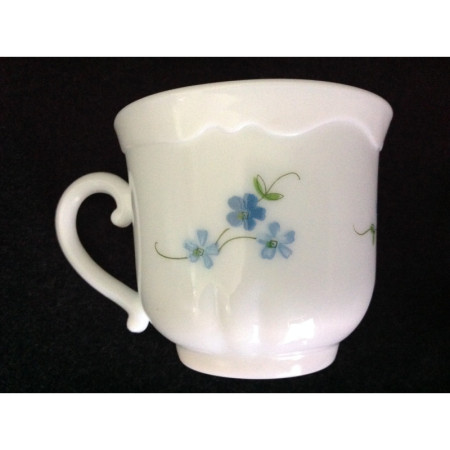 Ensemble 4 tasses café Arcopal - Myosotis