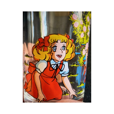 VERRE MOUTARDE "Candy et le Prince" - Toei animation - 1978