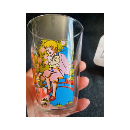 VERRE MOUTARDE "Candy et le Prince" - Toei animation - 1978