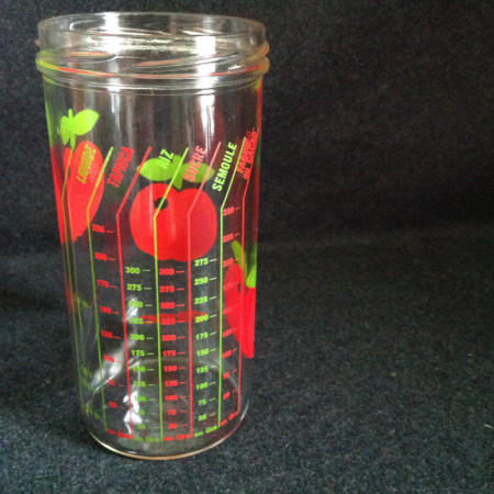 Verre mesureur POMMES "Vitrac" 1970