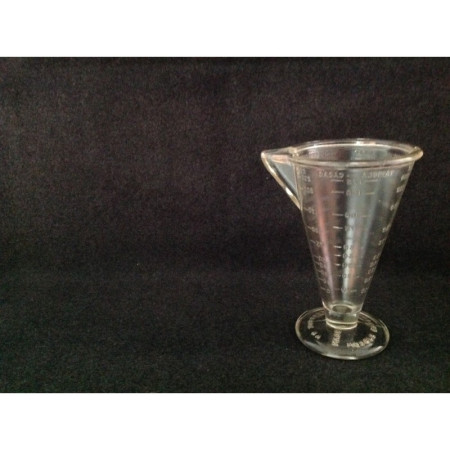 Verre mesureur conique