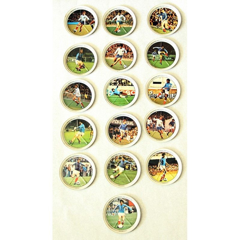 COLLECTION COMPLÈTE SOUS-VERRES ARGENTINE - 1978 FOOTBALL