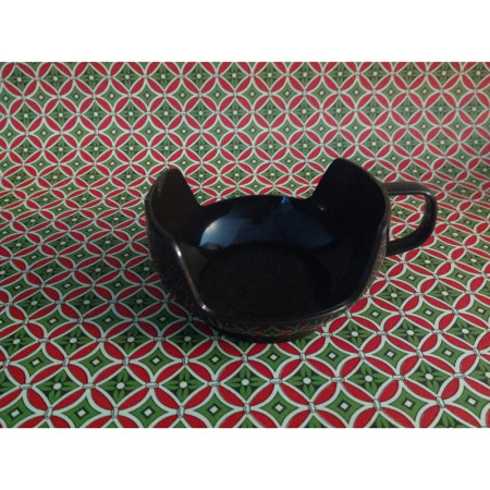Trio de tasses marron style Melita Negrita