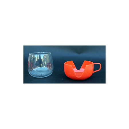 Tasse Melita Negrita orange vif