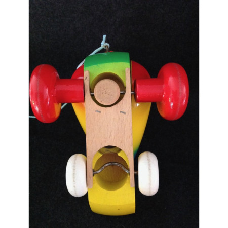 Canard en bois - jouet à tirer