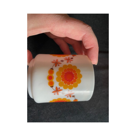 MUG MOBIL "Tournesol" jaune orange marron - 1980