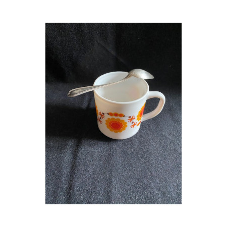 MUG MOBIL "Tournesol" jaune orange marron - 1980