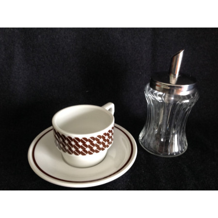 Sucrier verseur - verre & Inox