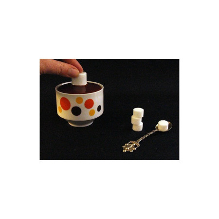 Sucrier porcelaine "Bavaria" pois orange - 1970