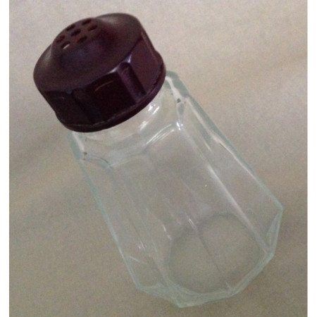 SUCRIER EN VERRE ET BAKELITE