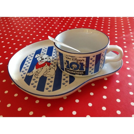 SET PETIT-DÉJEUNER 101 DALMATIENS BLEU