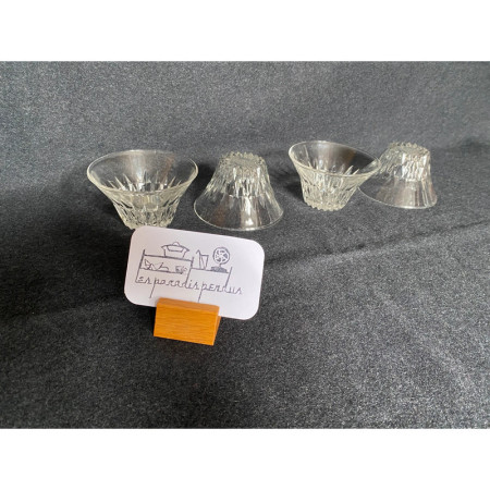 Set de 4 coupelles individuelles "Duralex Diamant"