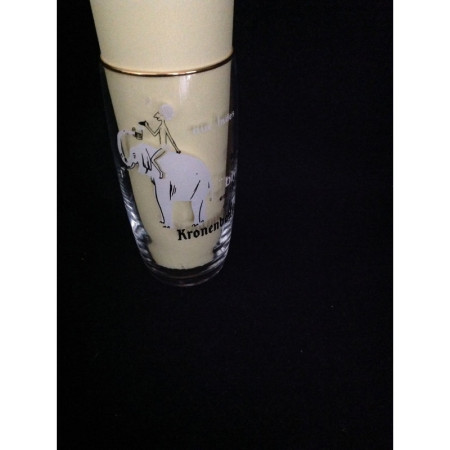 Set 6 verres "Kronenbourg" et support