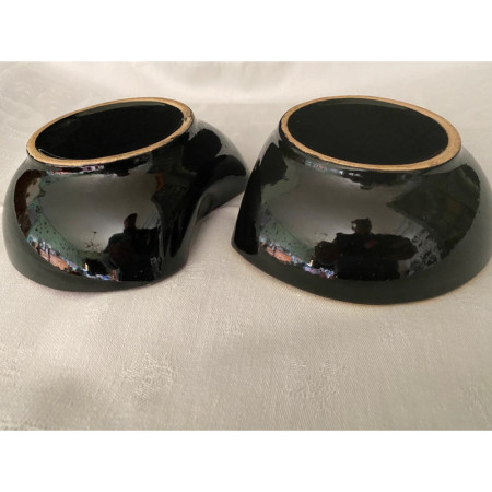 Set 2 coupelles bicolores fifties