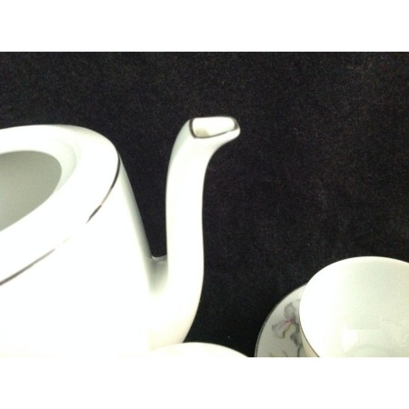 SERVICE À CAFÉ PORCELAINE "IRIS"
