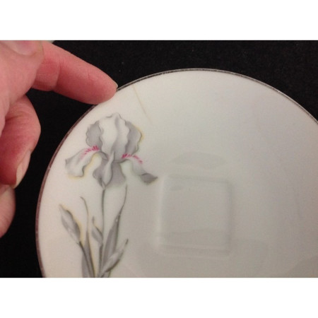 SERVICE À CAFÉ PORCELAINE "IRIS"