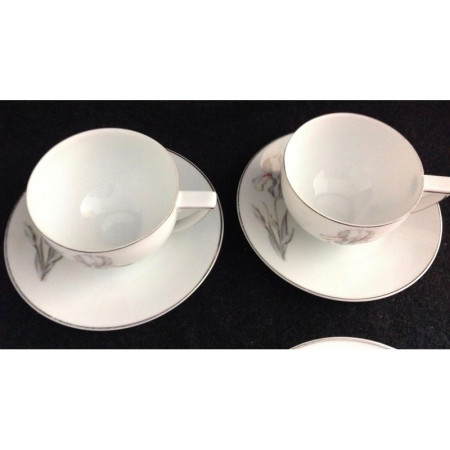 SERVICE À CAFÉ PORCELAINE "IRIS"