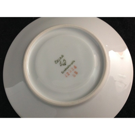 SERVICE À CAFÉ PORCELAINE "IRIS"