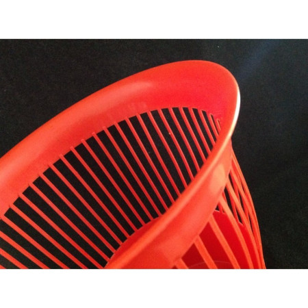 CORBEILLE À PAPIER plastique orange