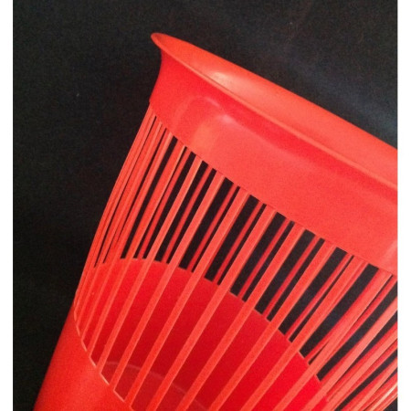 CORBEILLE À PAPIER plastique orange
