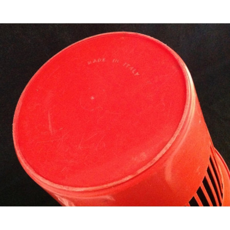 CORBEILLE À PAPIER plastique orange