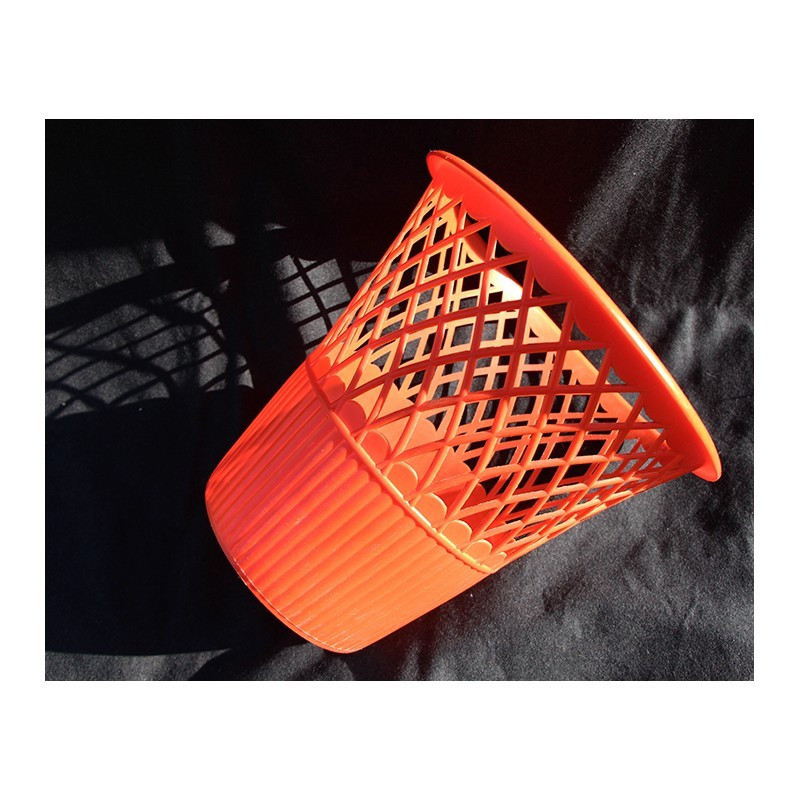 CORBEILLE A PAPIERS "Orange" 1970