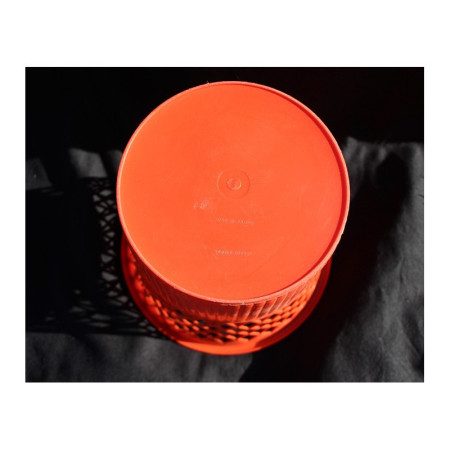 CORBEILLE A PAPIERS "Orange" 1970